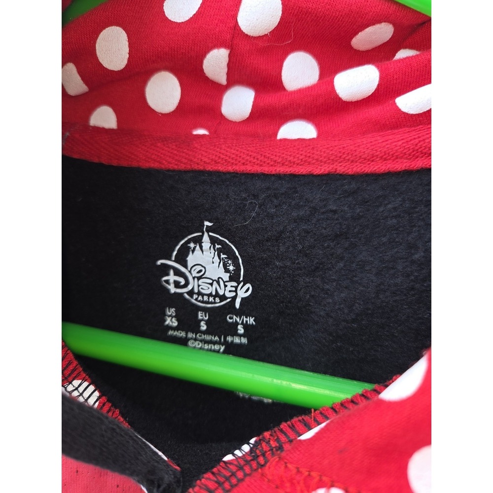 Disney Parks Authentic Mini Mouse Ears Hoodie Girls XS - Picture 8 of 9